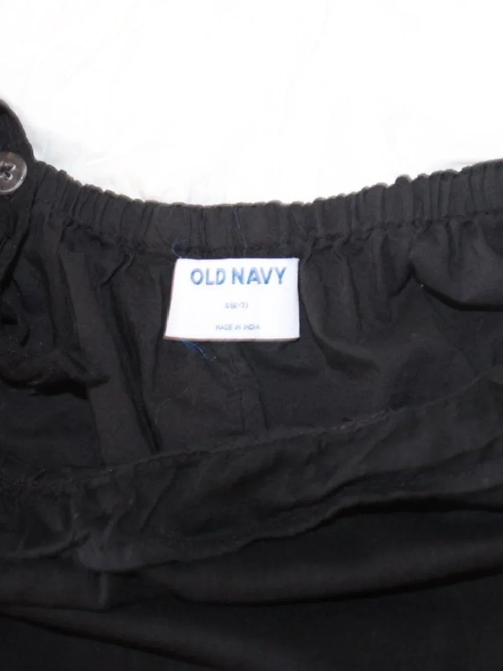 Girl's black 100% Cotton Tiered Play Dress